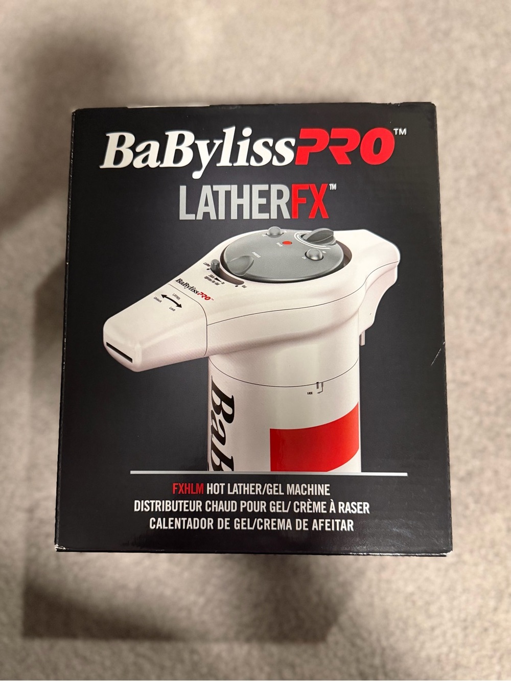 BaBylissPRO LatherFX Hot Lather Gel Machine FXHLM Barber Shaving